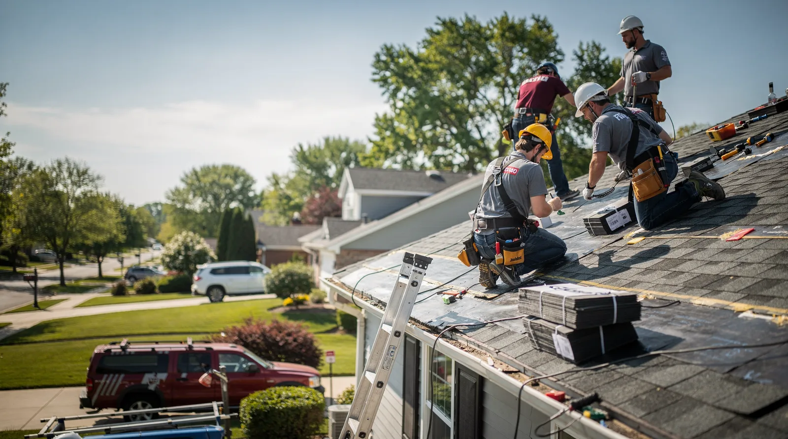 Roof Repair in Burlington, IL around you